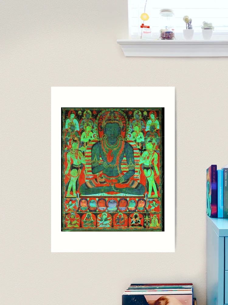 Psychedelic DMT Buddha Meditation Emerald