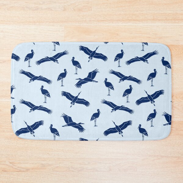 Item preview, Blue Stork pattern designed and sold by Ribeiro Design.