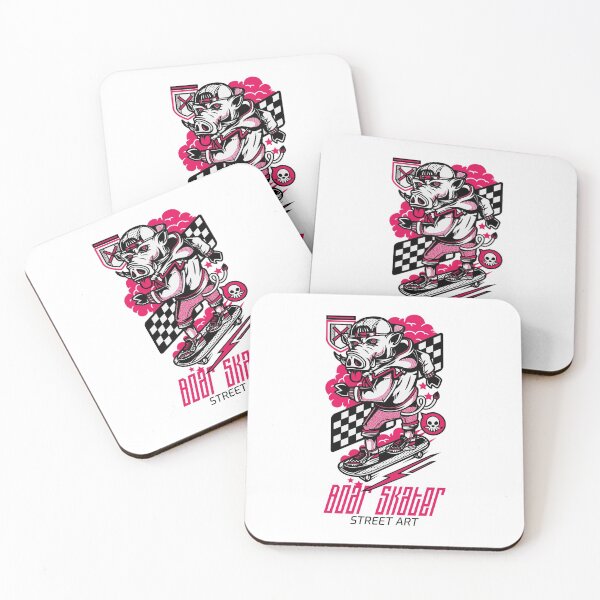 Item preview, Boar Skater - Street Art designed and sold by ManiaTeec.