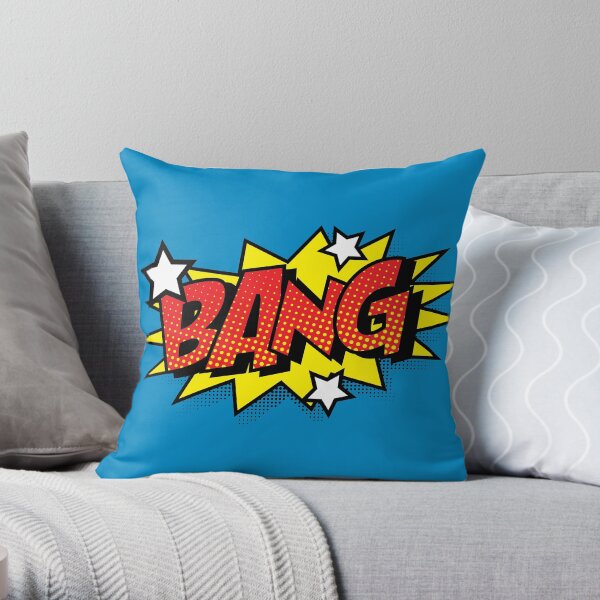 Bang Throw Pillow