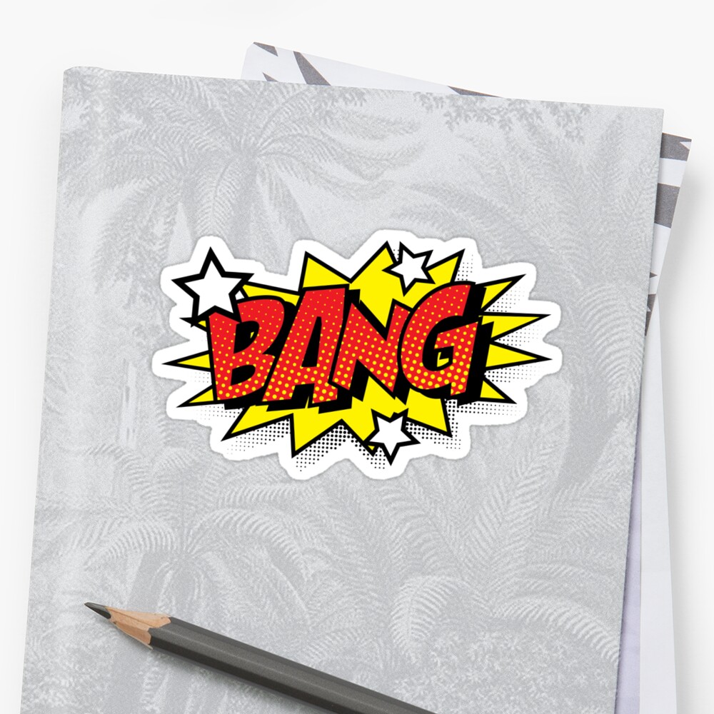 "Bang" Stickers By Maximgertsen | Redbubble