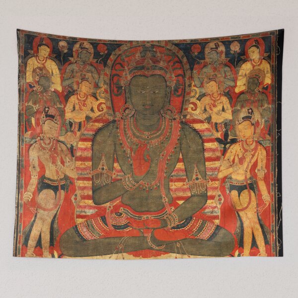 Item preview, Psychedelic DMT Buddha Meditation Crimson designed and sold by GuyBlank.