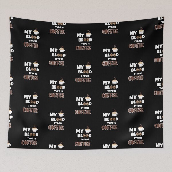 Item preview, My Blood Type Is Coffee designed and sold by Zahranstore22.