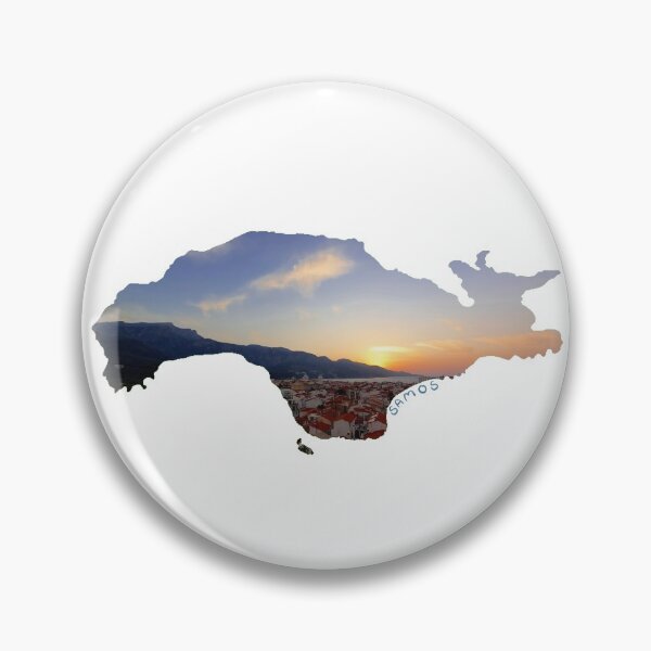 Item preview, Samos - island silhouette with sunset near Kokkari (Greece) designed and sold by nabeArtist.