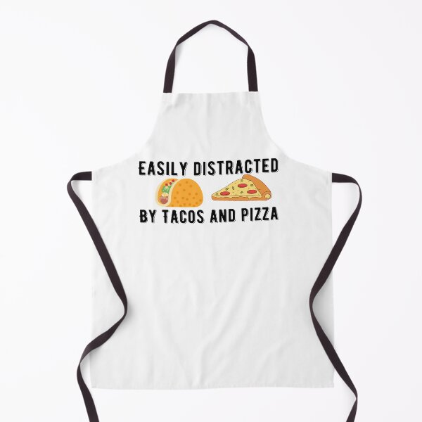 Item preview, Easily Distracted By Tacos And Pizza Quote designed and sold by AritraSur.