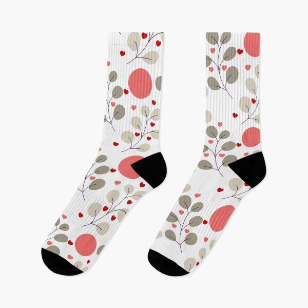Item preview, A Simple seamless texture with colorful plants and hearts for valentine's day. designed and sold by Victoria Riabov.