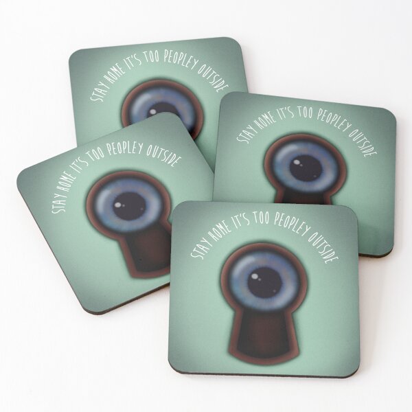 Item preview, Stay home it's too peopley outside designed and sold by Mireille van Yperen.