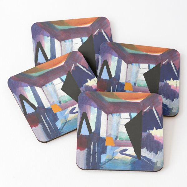 Item preview, Purple Abstract Interior Art Print designed and sold by lisavrobinson.