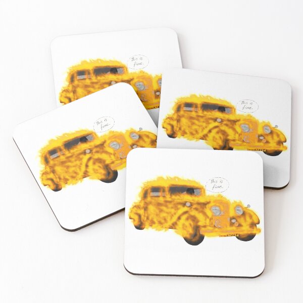 Item preview, Burning car designed and sold by WunderVidunder.