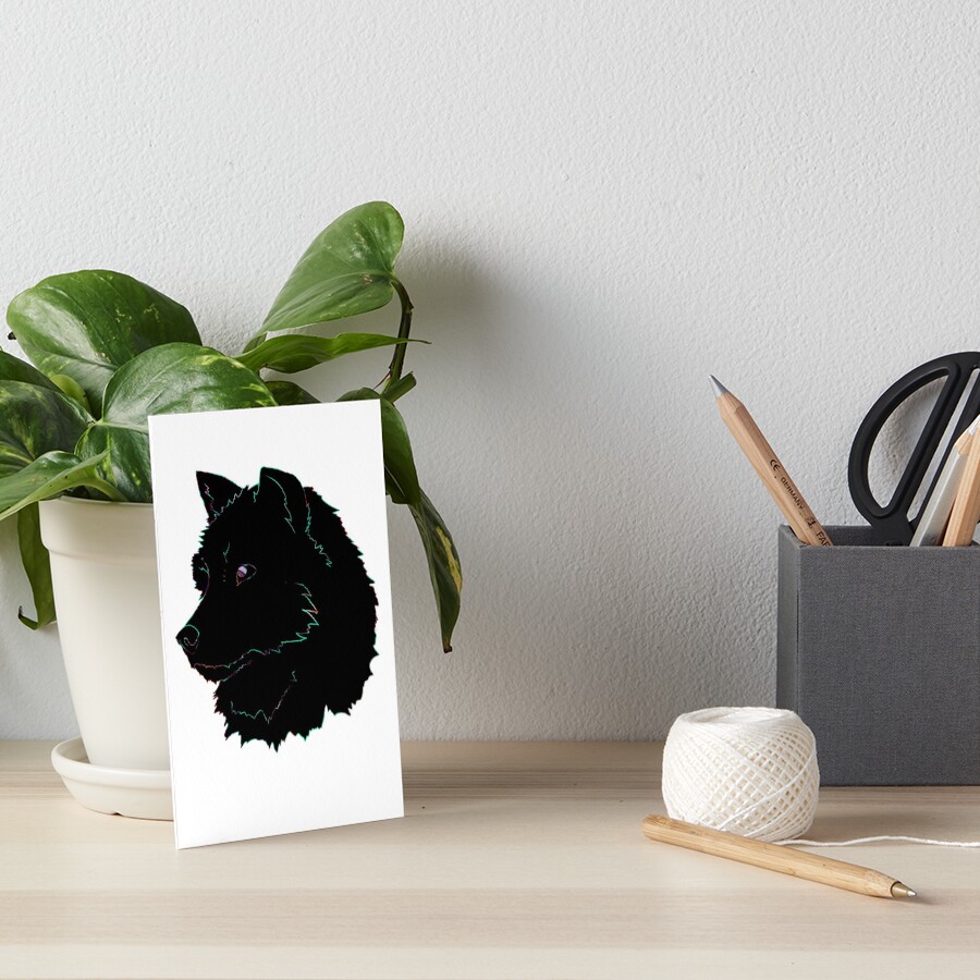 Item preview, Art Board Print designed and sold by aWOLFastray.