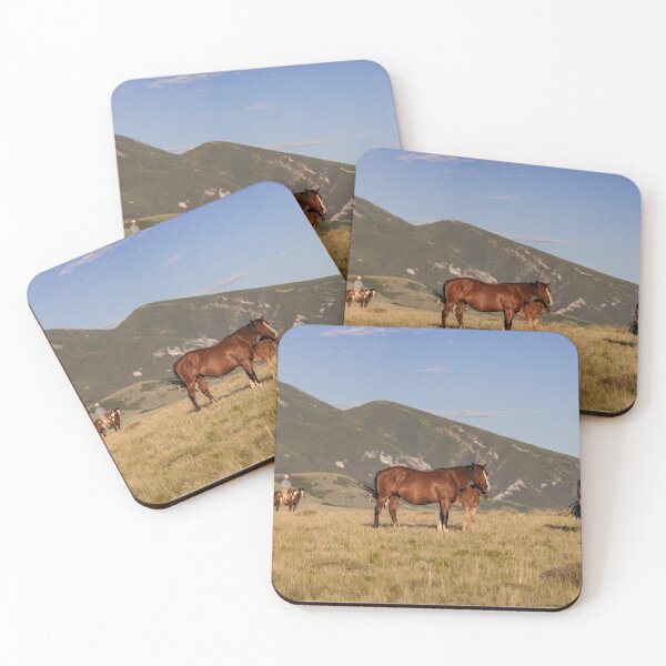 Item preview, Copy of Montana Mares and Foals grazing designed and sold by BerryvineImage.