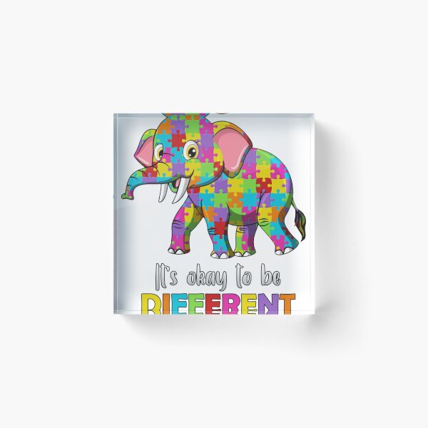 Item preview, It's Okay To Be Different Autism Awareness Elephant Long Sleeve T-Shirt designed and sold by Brianconner.