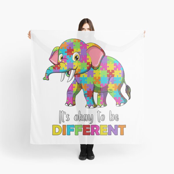 Item preview, It's Okay To Be Different Autism Awareness Elephant Long Sleeve T-Shirt designed and sold by Brianconner.