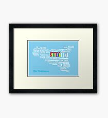 Benvenuti in Sicilia! Welcome to Sicily! Framed Print