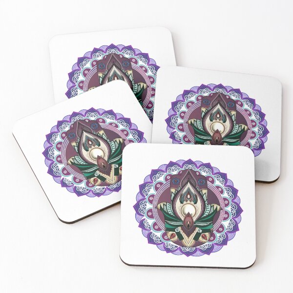 Item preview, lotus flower mandala  designed and sold by Scatch Spot.