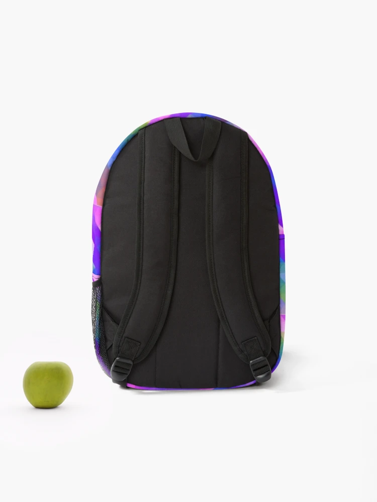 Thumbnail 2 of 3, Backpack, Colorful Abstract Pattern designed and sold by ArtsyStylezz.