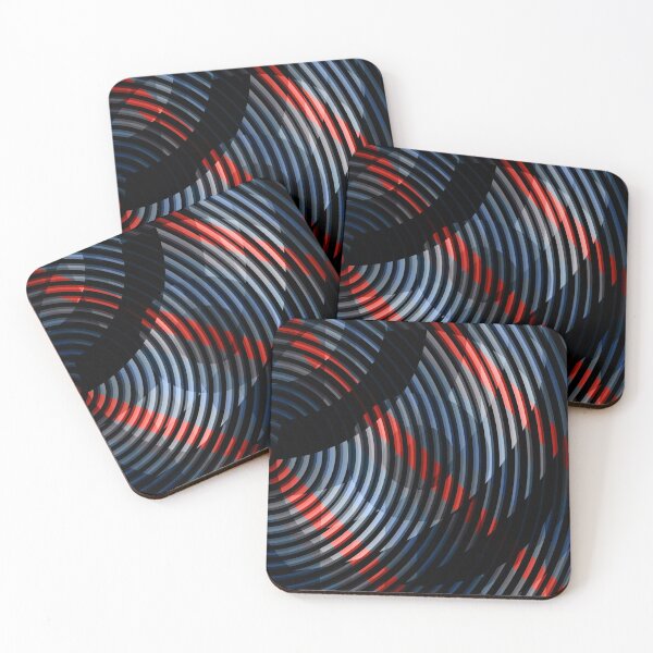 Item preview, Dark grey metal abstract steel background waves design designed and sold by Thecolorschemer.