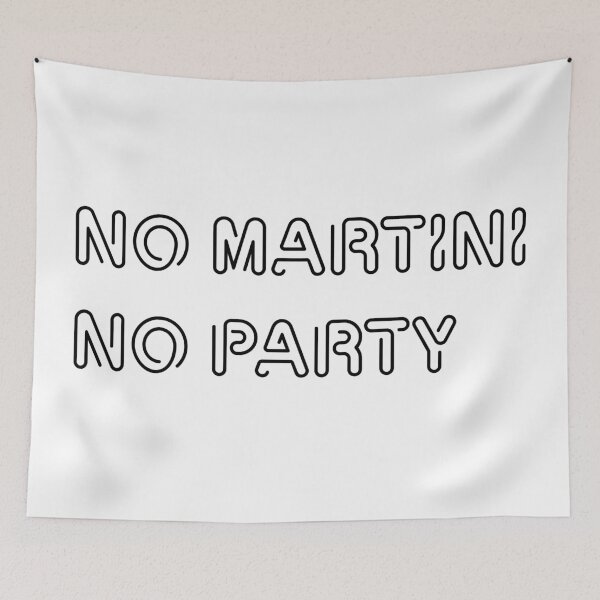 Item preview, No martitni no party designed and sold by keisthard.
