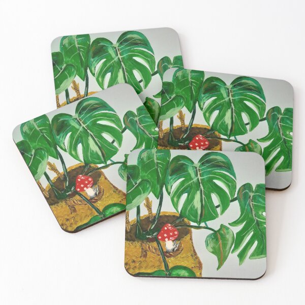 Item preview, Houseplant with mushroom  designed and sold by JoSymondsArt.