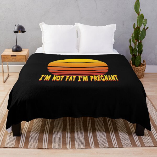 Item preview, I'm Not Fat I'm Pregnant - Funny Pregnancy Family Gift Idea designed and sold by majeed10.