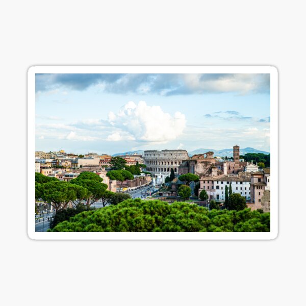 Vista previa del artículo con la obra «Coliseo y Foro Romano», diseñado y vendido por The-Roman-Lady.