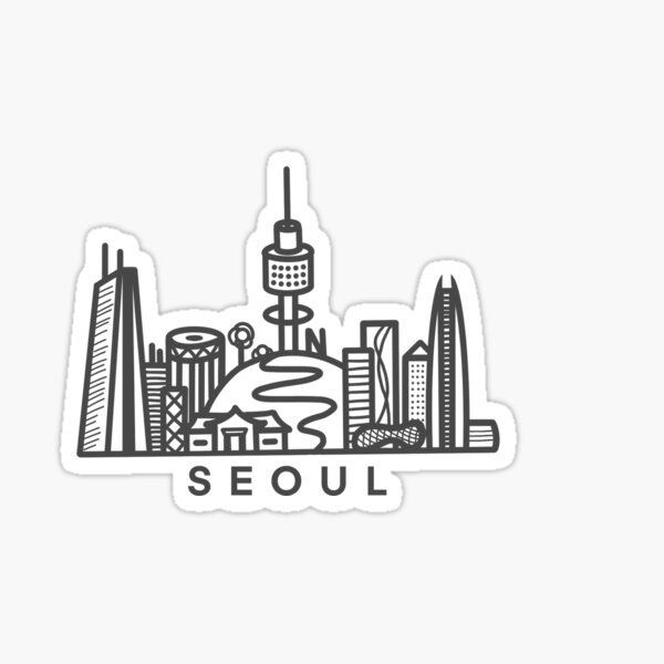 Artikel-Vorschau von Seoul-Skyline, designt und verkauft von andyylee.