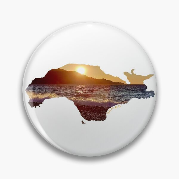 Item preview, Samos - island silhouette with sunset on Kokkari beach (Greece) 7 designed and sold by nabeArtist.