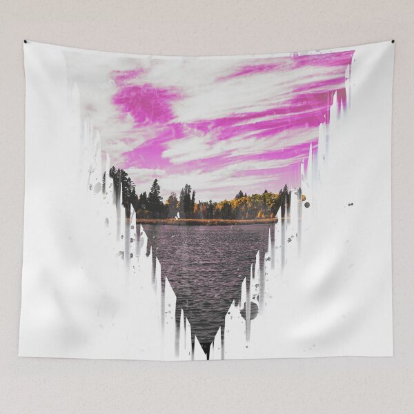 Item preview, Abstract Prairie Lake Sky Splatter III designed and sold by Tritonn204.