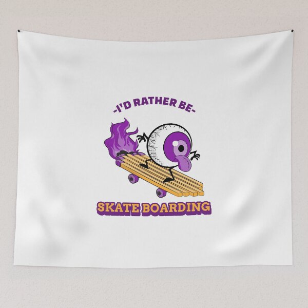 Item preview, I'd Rather be Skate Boarding designed and sold by Captivation.