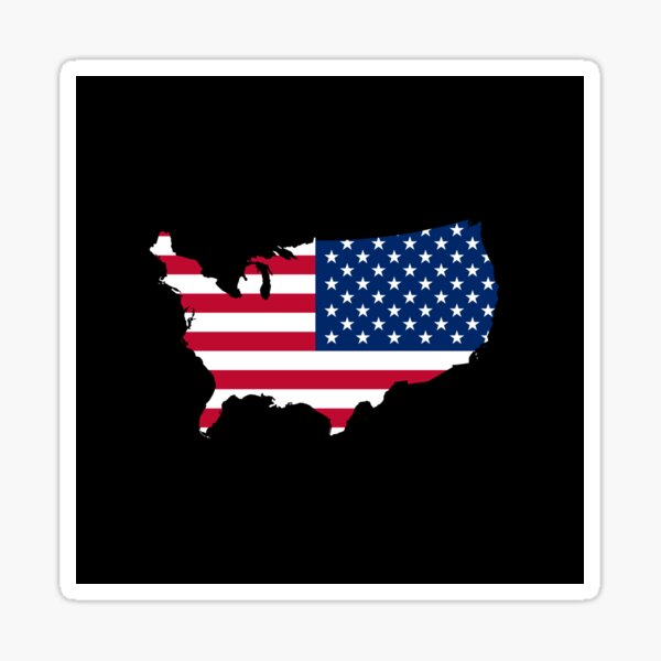 quot United State map quot Sticker for - St,small,507x507 Pad,600x600,f8f8f8