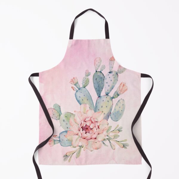Item preview, Soft Pink Watercolor Flowering Cactus designed and sold by Cute Designs Shop.