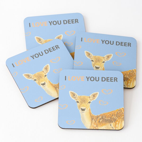 Item preview, I LOVE YOU DEER designed and sold by IslesArt.