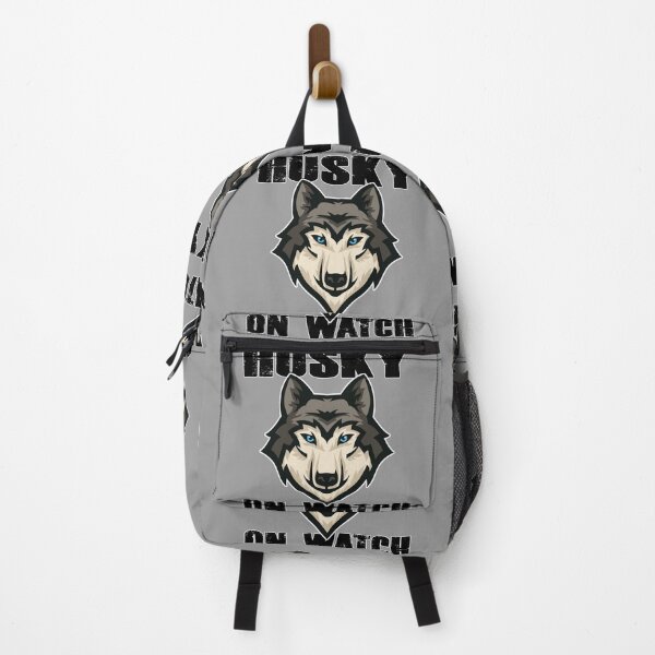 Item preview, Husky On Watch - Iceberg Blue - Sticker designed and sold by NoMatterLab.