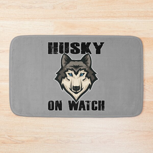 Item preview, Husky On Watch - Iceberg Blue - Sticker  designed and sold by NoMatterLab.