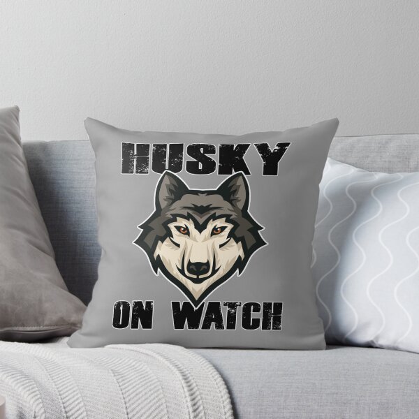Item preview, Husky On Watch - Amber Orange - Sticker designed and sold by NoMatterLab.