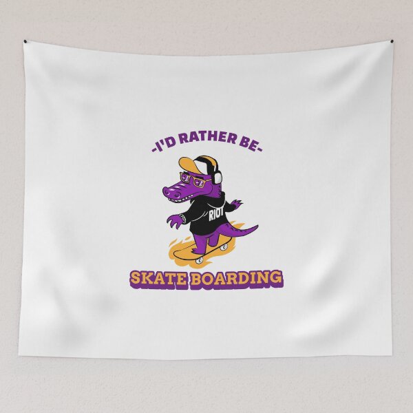 Item preview, I'd Rather be Skate Boarding designed and sold by Captivation.