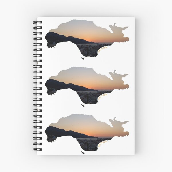 Item preview, Samos - island silhouette after sunset near Kokkari (Greece) designed and sold by nabeArtist.
