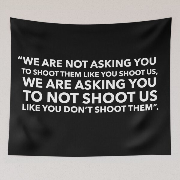 Item preview, DON'T SHOOT US LIKE YOU DON'T SHOOT THEM! designed and sold by sourceoflife.