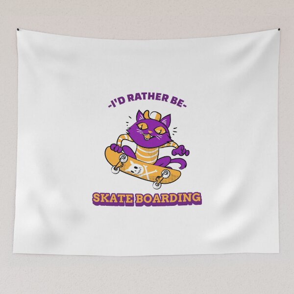 Item preview, I'd Rather be Skate Boarding designed and sold by Captivation.