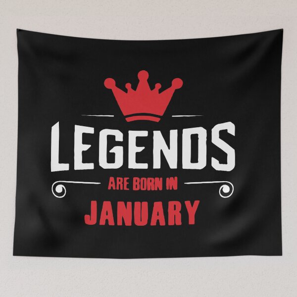 Item preview, Legends Are Born In January designed and sold by mouad naouiri.