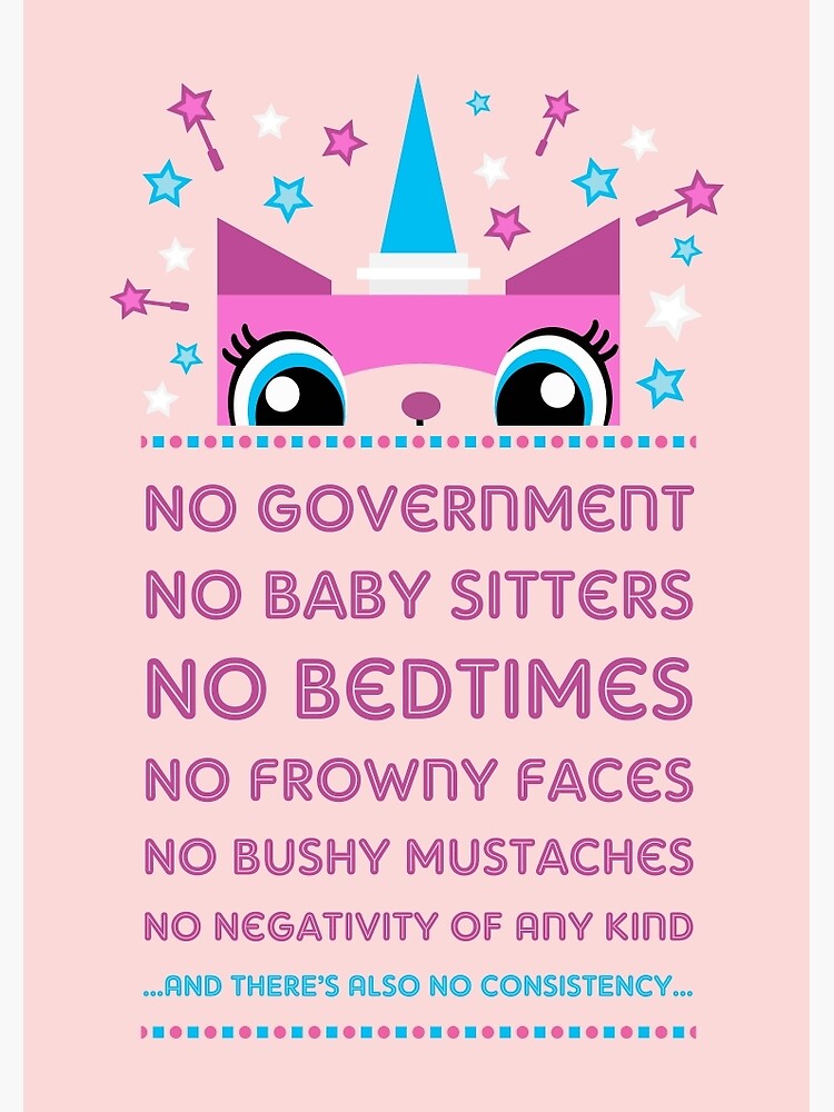 Rules By Princess Unikitty (USA Version) by Pixel-Born