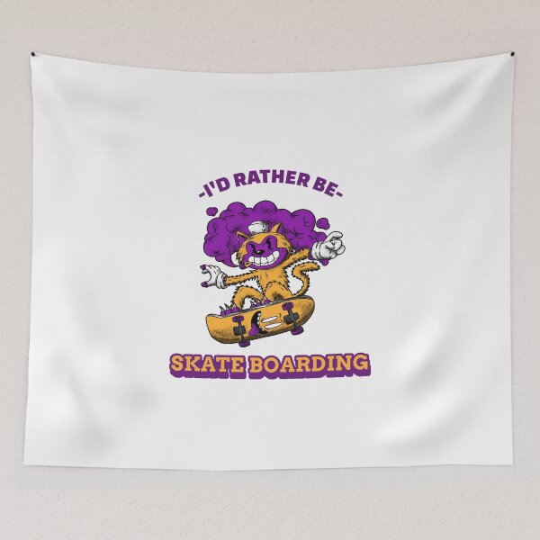 Item preview, I'd Rather be Skate Boarding designed and sold by Captivation.