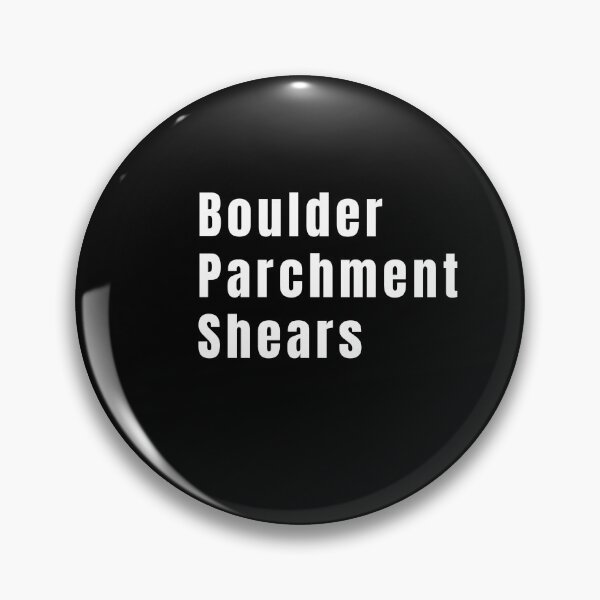 Item preview, Boulder, Parchment, Shears designed and sold by Drilad.