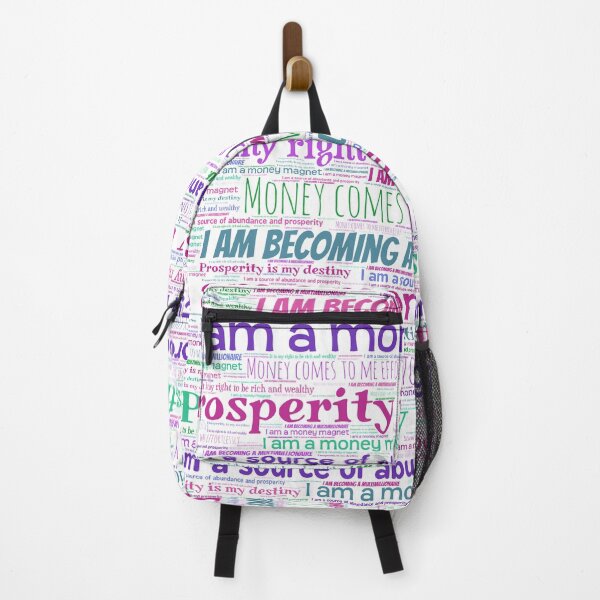 Item preview, Affirmations for Wealth in Blue, Green, Purple and Fuschia designed and sold by frankie5368.