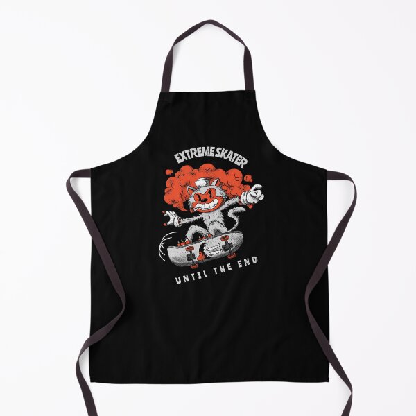 Item preview, Extreme Skater Until The End - Retro Cat designed and sold by ManiaTeec.