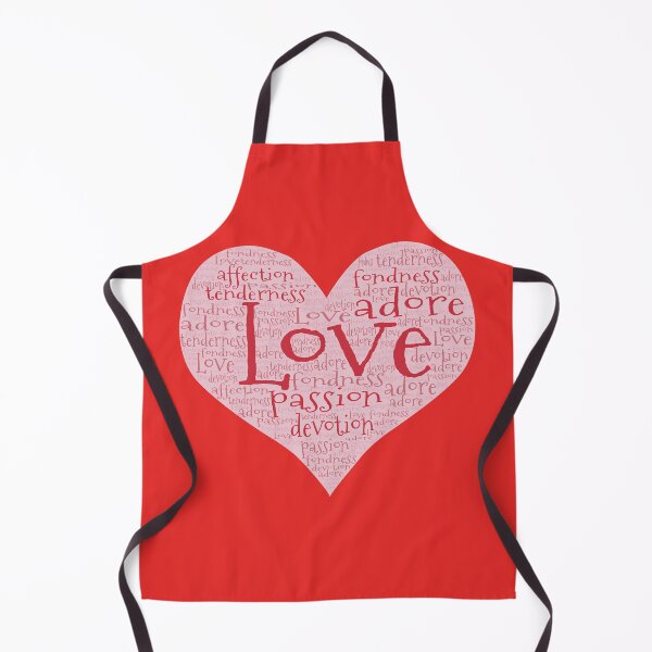 Item preview, Love Words Heart-Valentine-Kitch Lovecore designed and sold by Annette Chabidon Studio.