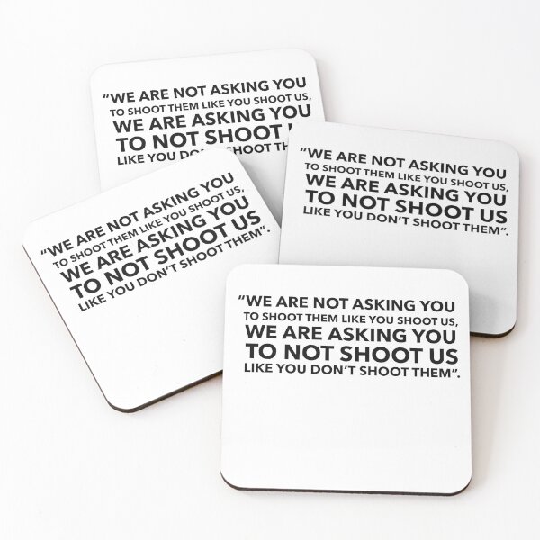Item preview, DON'T SHOOT US LIKE YOU DON'T SHOOT THEM! designed and sold by sourceoflife.