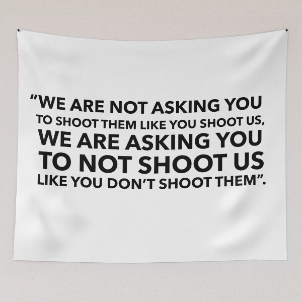 Item preview, DON'T SHOOT US LIKE YOU DON'T SHOOT THEM! designed and sold by sourceoflife.