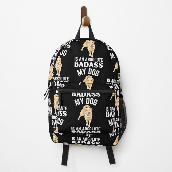 Item preview, Badass golden retriever funny quote cartoon golden retriever designed and sold by OneTimeEngineer.