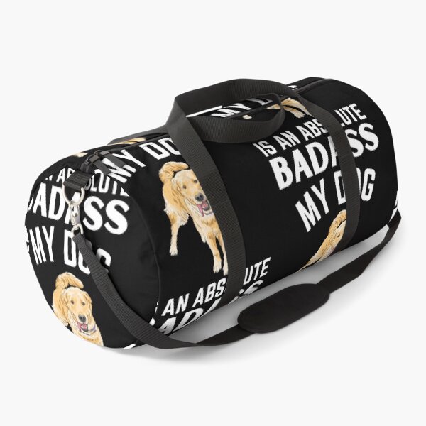 Item preview, Badass golden retriever funny quote cartoon golden retriever designed and sold by OneTimeEngineer.